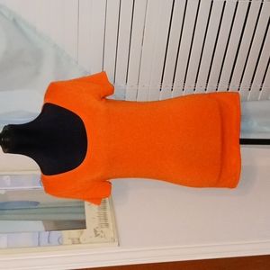 Merona M scoop neck orange tee good condition